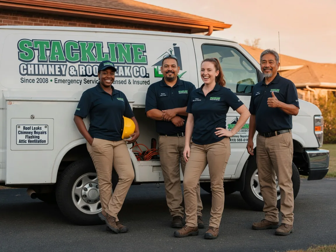 Chimney flashing repair company in Levant, KS